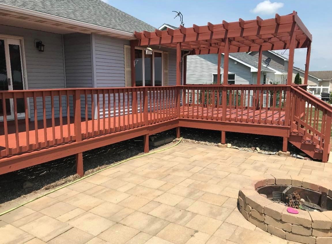 Deck painting