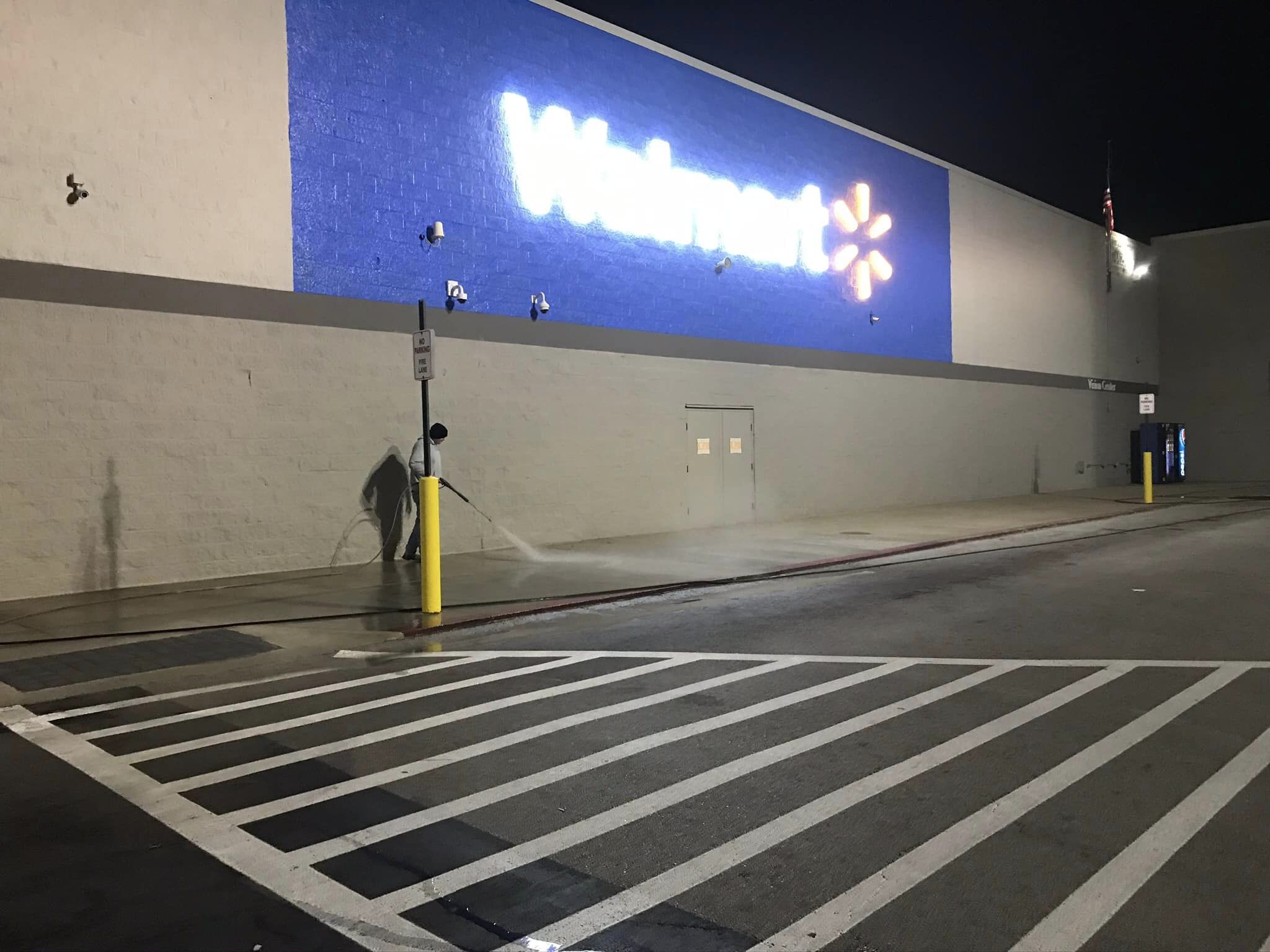 Power Washing Walmart Super Centers in Mt Zion, IL Thumbnail