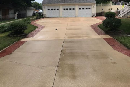 Driveway washing